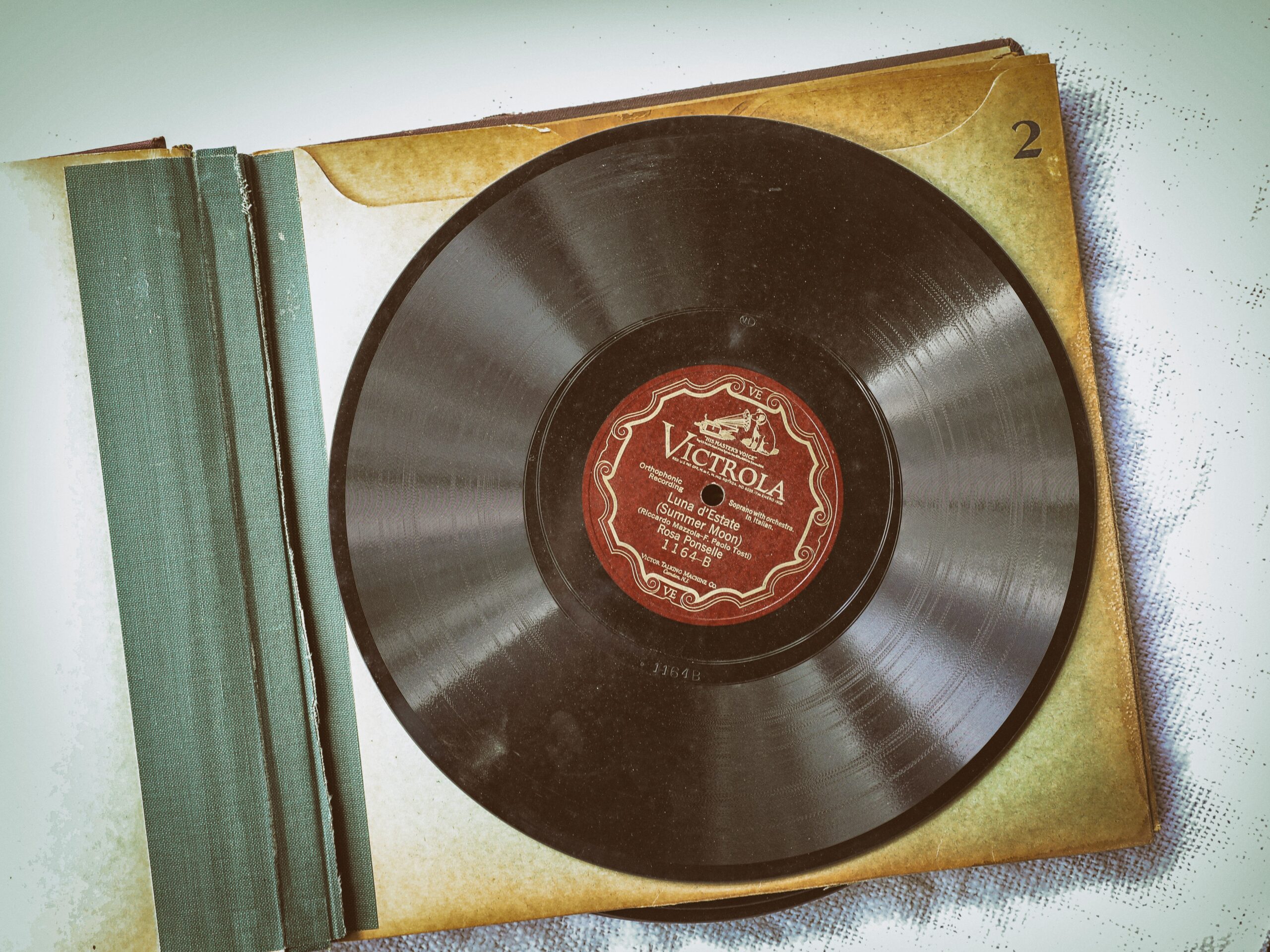 An older vinyl in its casing